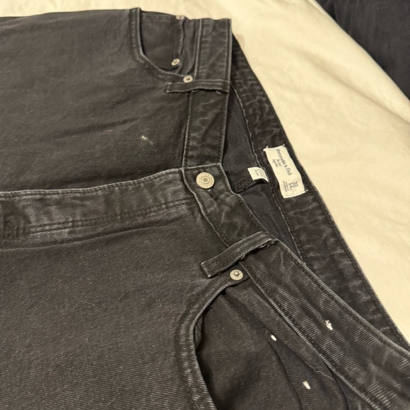 Abercrombie Curve Love Dad High Rise in black - size 32 - Picture 4 of 7